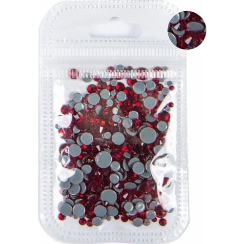 AAAA+ Best Quality Siam Mix Size Hot Fix Rhinestone More Shiny Super Bright Nail Art Hotfix Iron On Stones. 10Gram