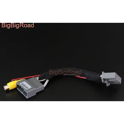BigBigRoad Car Rear View Parking Camera Adapter Connector Wire 34 pins For Honda HRV H-RV XRV X-RV Vezel 2013 2014 2015 2016