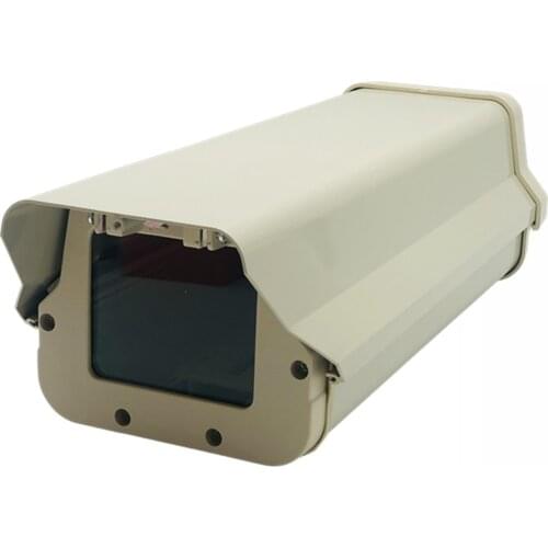 12 Inch Security CCTV Camera Housing Cover Case Outdoor Enclosure Casing Surveillance Shell Back Flip With Lock 370x145x110m