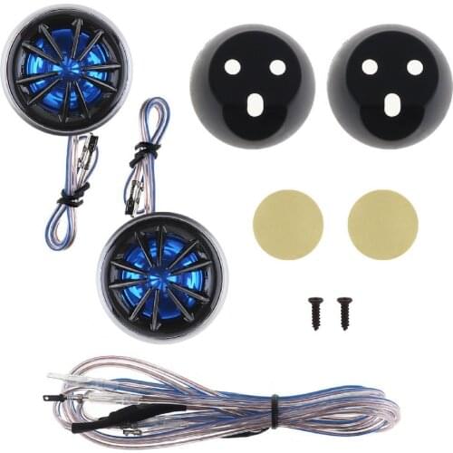 2Pcs YH-066 Speaker Crisp Sound Quality Exquisite Mini Lightweight Compact Sound Speaker for Truck Claxon- Horns