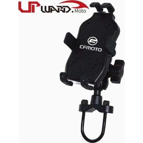 For CFMOTO 250SR CF650NK 400NK 400 650 NK 650NK 650TR Motorcycle Handlebar Rearview Mirror Mobile Phone Holder GPS Stand Bracket
