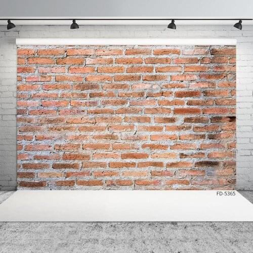 Brick Wall Photo Backdrop Computer Printed Photobooth Background for Portrait Children Baby Pets Toy Photophone Photo Studio