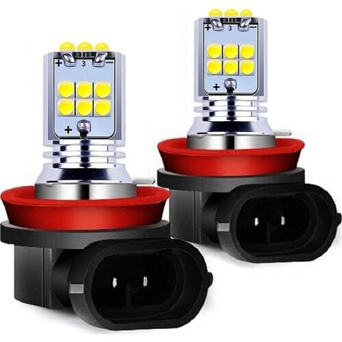 2PCS H8 H11 H10 9006 HB4 9005 HB3 PSX24W H16 Super Bright LED Bulb Car Front Driving Light Foglamps Auto Anti Fog Lamp White 12V