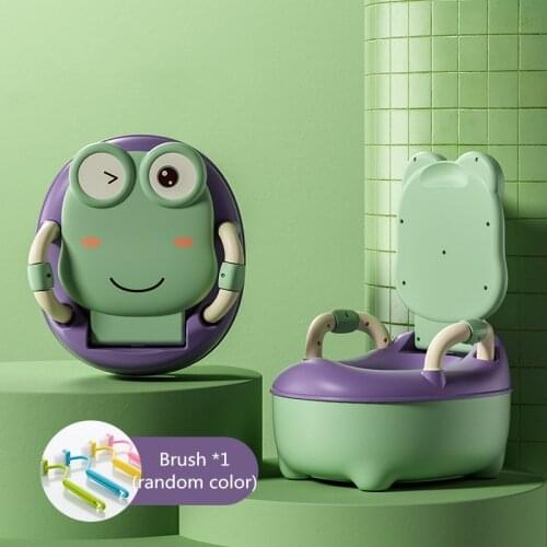 Washable Baby Toilet Kids Frog Pot Training Girls Boys Removable Potty Kids Chair Toilet Seat Childrens Pot Portable Baby Potty