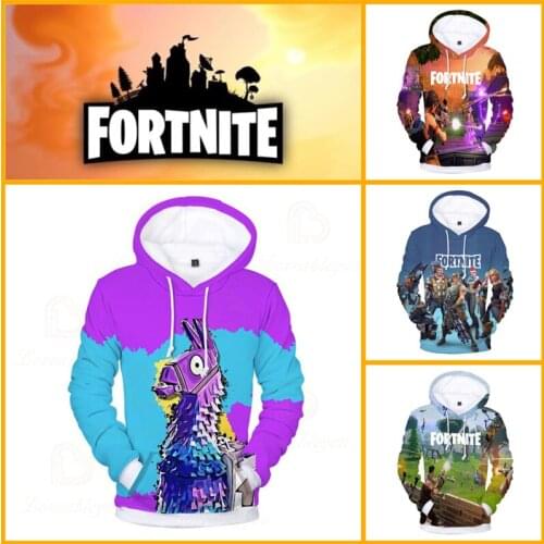 Jacket Clothing Harajuku Sweatshirt Fortnite Kids Hero Tops Men 2021 Boys Girls Shoot Game 3D Print Hoodie