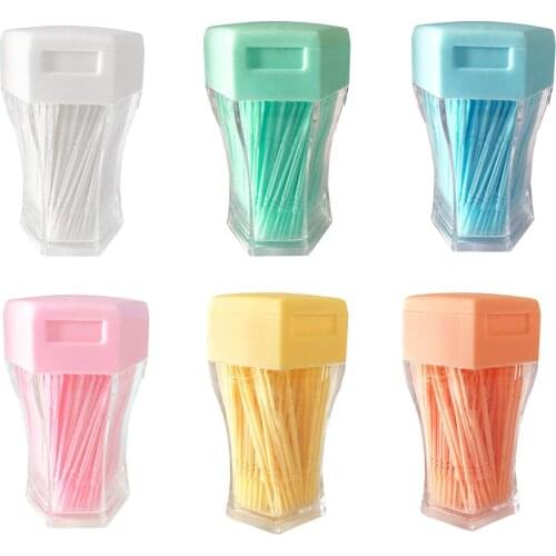 Lot 200x Double Heads Interdental Brush Floss Sticks Tooth Toothpick Cleaner