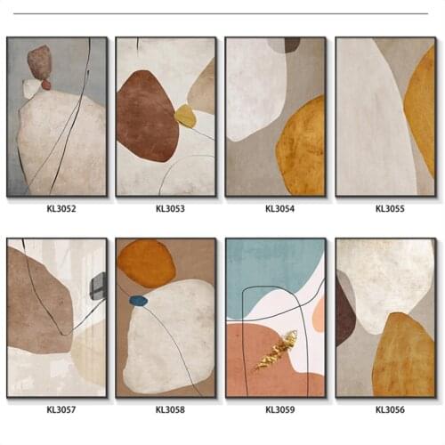 Simple Abstract Painting, Canvas Painting Line Aesthetics of Abstract Poster Wall Painting,modern Aesthetic Mural Printing 50X70