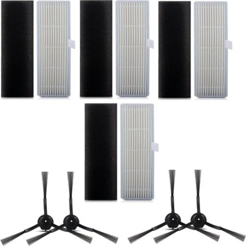 Replacement Side Brushes Filter Accessories Kit Parts for Uoni V980 PLUS Sweeper Accessories