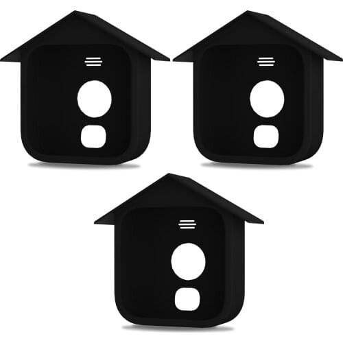 Silicone Skin Replacement Outdoor Security Camera Silicone Case Anti-Scratch Protective Cover Roof Shape for Blink Camera