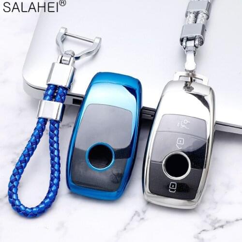 TPU Car Key Case Full Cover For Mercedes Benz 2017 E Class W213 2018 S class Car Protection Accessories Shell