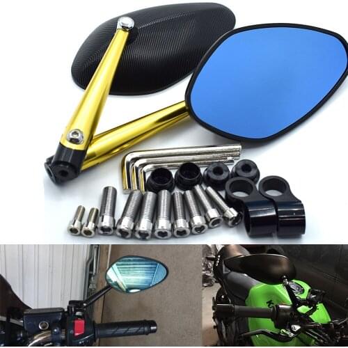 8mm 10mm Motorcycle Rearview Side Mirrors CNC Aluminum For YAMAHA MT-07/FZ-07 FJ-09 MT-09/SR/FZ-09 FZ1 ducati monster 400 620