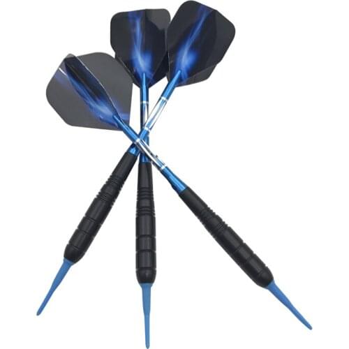 High-quality 3Pcs/set Soft Tip Darts 19g Profession Electronic Darts Indoor Sports Games Aluminium Alloy Shafts Flights Dardos