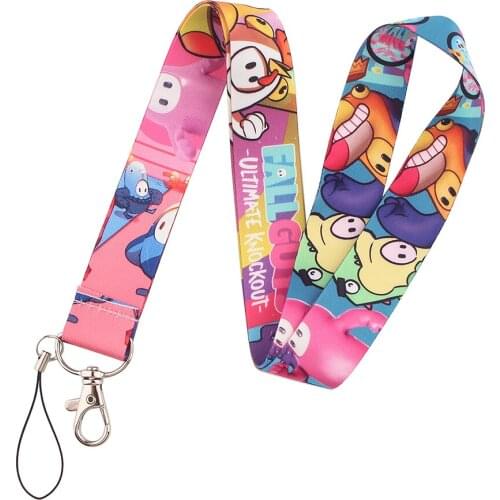 YQ013 Candy Bean Lanyard Phone Rope Necklace Phone Strap Key Cord for USB ID Card Badge Holder Keychain Lariat Lanyard Jewelry