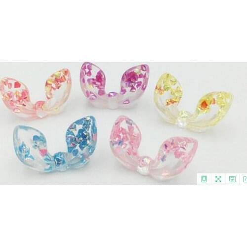 Pet Dog Hair Clips Hairpins Kitten Puppy Grooming Supplies Small Dog Hair Bows Color sequins stereo rabbit Accessories 50pcs/lot