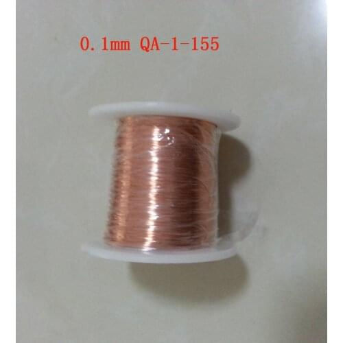 0.1mm QA-1-155 Polyurethane enameled Copper Wire , about 1000m/lot