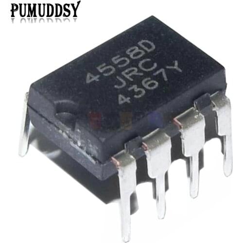 10PCS New JRC4558 DIP 4558 4558D JRC4558D DIP-8 Integrate IC Chip