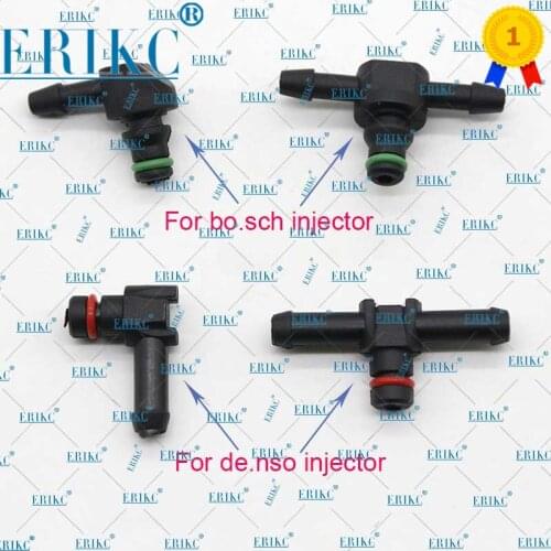 10PCS T and L Type Return Oil Backflow Joint Pipe for Bosch Denso Diesel Injector Plastic Connector Pipe Hose Joiner Tube Fuel