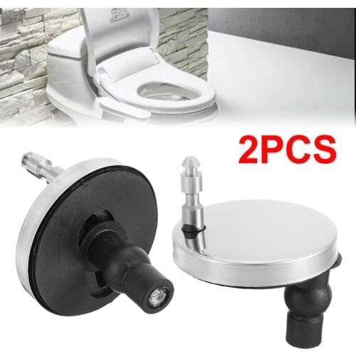 2 Pcs Toilet Seat Hinge Fittings DIY Quick Release Hinge Screw Replacement for Bathroom Toilet Supplies Accessories