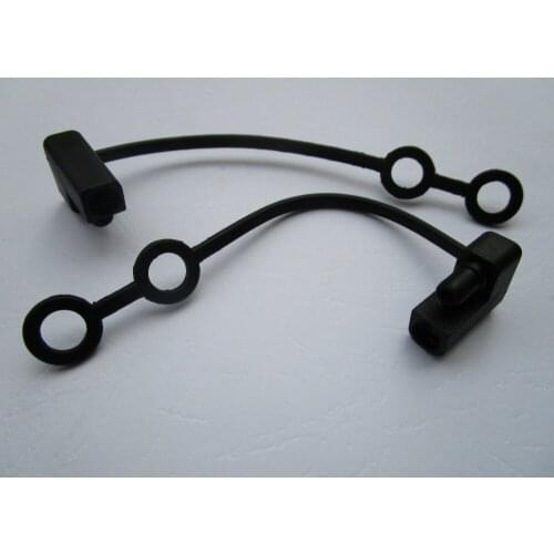 200 Pcs SAE Waterproof cover Cap Black Color for DC Power Solar Automotive Connector