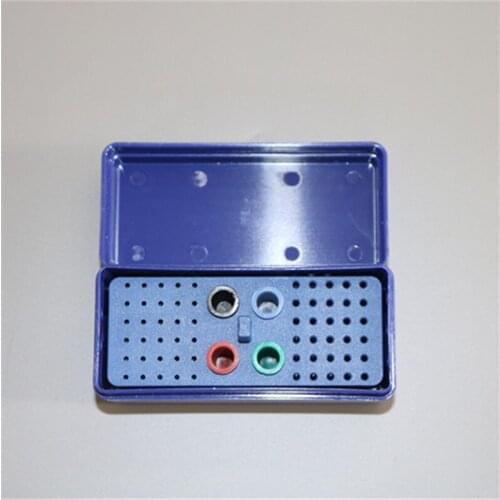4 Pieces High Quality Disinfection Autoclave 72 Holes Dental Bur Holder Burs Case Use For Dental Diamond Burs Holder