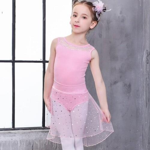 Ballet Dress Pink/Blue/violet Bodysuit Ballet Leotard+Skirt Girls Ballet Tutu Dance Dress Gymnastics Leotard Costume For Child