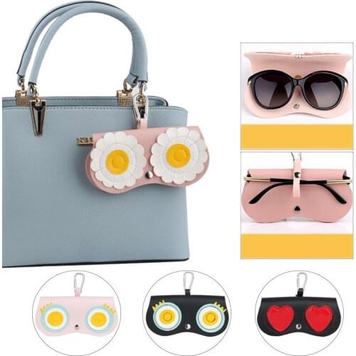 Glasses case cute eyeglass case bag accessories for handbags decoration fashion glasses bag pouch eyeware etui na okulary sac