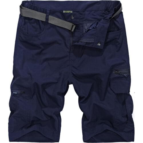 Men Summer Hiking Shorts Casual Quick-dry Cargo Shorts Plus SizeM-4xl Military Tactical Pockets Bermudas Deportivas Hombre