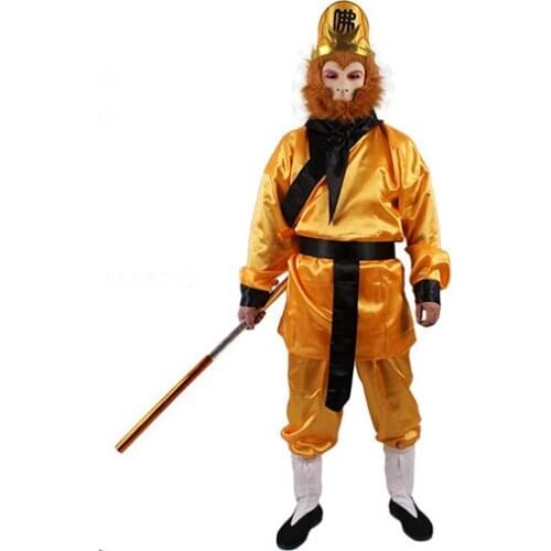 Chinese ancient classic story stage XI YOU JI costumes of Monkey King role play The journey to the West