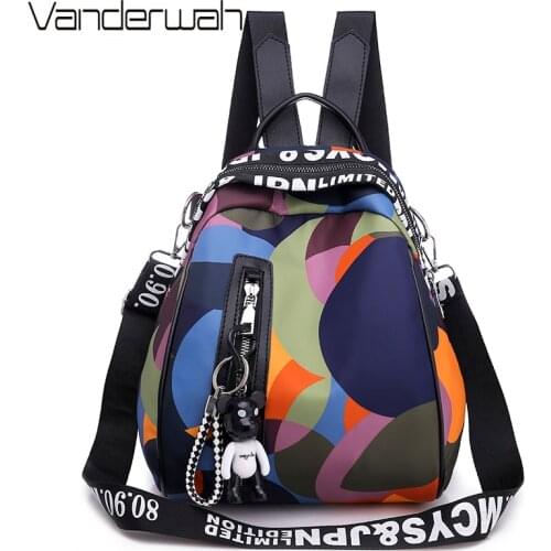 New Multifunction Bookbags Women Waterproof Oxford Bagpack Female Anti Theft Backpacks for School Teenagers Girls 2021 Sac A Dos