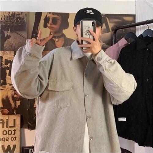 2021 Summer Shirt Mens Short Sleeve Retro Hong Kong Port Hong Kong Wind Brand Wind 52