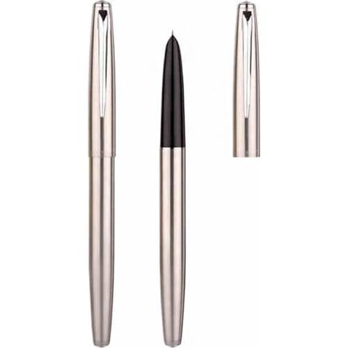 Financial Tip 0.38mm Extremely Fine Fountain Pen Stainless Steel Classic Writing Pens Gift School Office Stationery