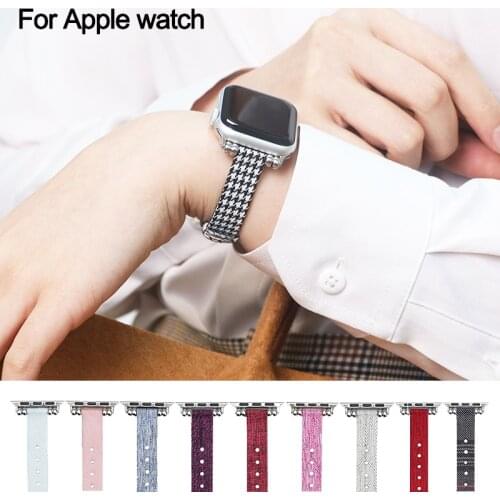 Adjustable Solo Loop canvas Strap For Apple Watch 5 4 3 2 band 40mm 44mm Wristband bracelet For iWatch Series SE 6 5 4 38mm 42mm