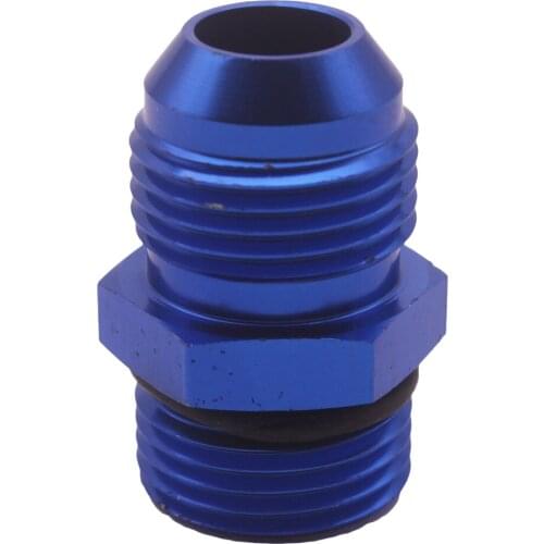 BLUE Aluminum Billet AN10 10 an to 10AN -10an Male Fitting Straight Adapter