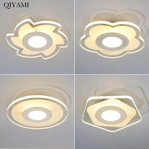 Modern LED Acrylic Ceiling Lights For Bedroom Living Room Corridor Balcony Indoor Decorative Lighting Lamps Luminaire Fixtures
