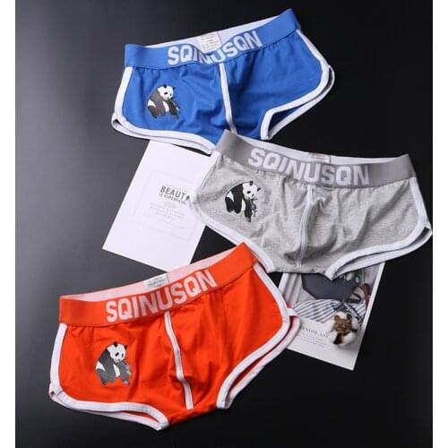 Men Underwear Briefs Cotton Breathable Male Panties Cueca Tanga U Pouch Comfortable Underpants Slip Homme