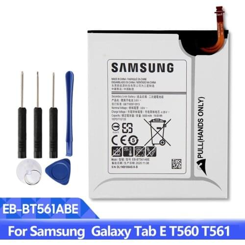 Samsung Original EB-BT561ABE Battery For Samsung GALAXY Tab E T560 T561 SM-T560 Genuine Replacement Tablet Battery 5000mAh
