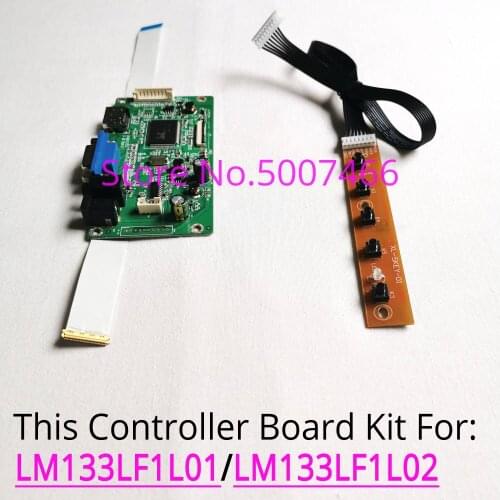 For LM133LF1L01 LM133LF1L02 13.3" VGA notebook LCD screen 1920*1080 WLED 30Pin-eDP display controller drive card DIY kit