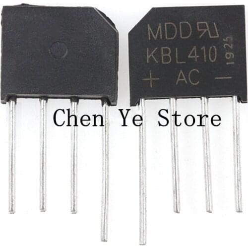 Free Shipping10pcs KBL406/KBL410/KBL608/KBL610/KBL410 4A 6A 600V 800V 1000V Rectifier bridge Rectifiers DIP-4 100% NEW