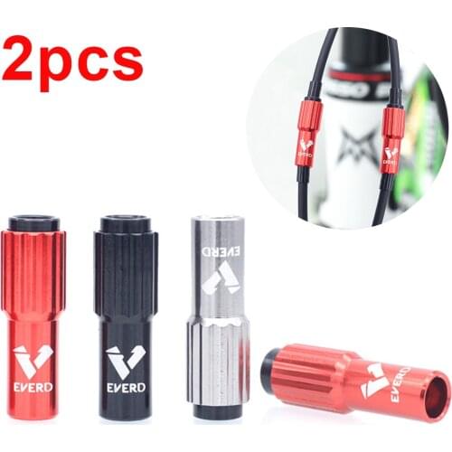 2pcs Bike Gear Shift Cable Adjuster Fine Adjustment Screw Barrel Aluminum Alloy CNC Derailleur Regulators MTB Accessories Screw