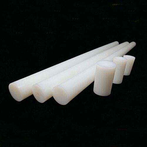 200mm Length 3mm 4mm 5mm 6mm-12mm Diameter PA66 PA6 Nylon Rods Sticks Solid Cylindrical plastic rod bushing Wear-resistant stick