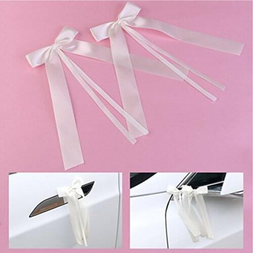 50pcs/pack Delicate Wedding Pew End decoration Bowknots Ribbon Bows Party Cars Chairs Decoration Bowknots PC894808