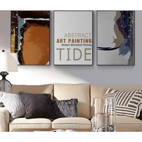 Abstract Minimalist Wall Art Canvas Painting Modern Art Poster Print Wall Picture for Home Decor Living Room Nordic Decor