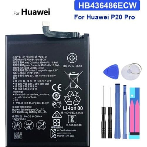 HB436486ECW Battery For Huawei P20 Pro P20Pro Mobile Bateria