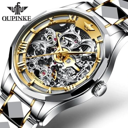 Luxury Brand Men Automatic Watches Waterproof Business Sport Mechanical Wristwatch For Man Skeleton Relogio Masculino Self Wind