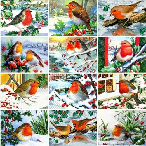 Evershine Diamond Painting Bird Full Square Round Diamond Embroidery Sale Animal 5D DIY Rhinestone Picture Wall Decoration