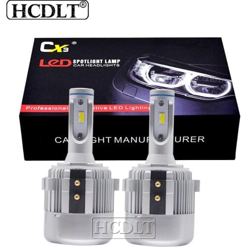 HCDLT Super Bright 72W 6000K Cool White Low Beam LED H7 Car Headlight Canbus Auto LED Bulb Lamp DC9-36V For VW Golf 6 Golf 7