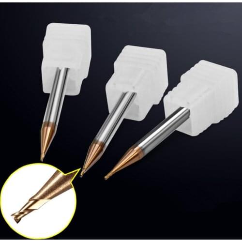 1pc good quality 0.2mm 0.3mm 0.5mm 0.6mm 0.4mm 0.8mm 0.7mm Micro End Mill Solide Carbide CNC Engraving Milling Cutter Tools