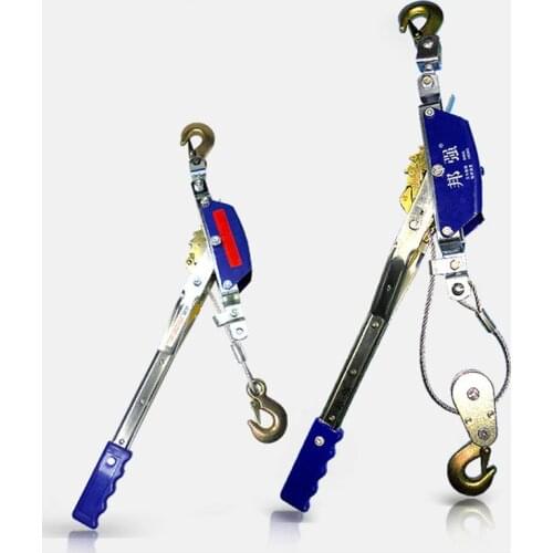 Use for heavy lifting,goods tied more tightly Portable Manual tensioner Don't need power Steel wire lifting tools 1 Ton to 4 Ton