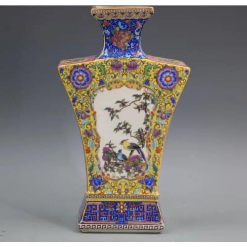 Ceramic Vase Antique Ornaments Collectible Porcelain Old Goods Antique study Home Decoration