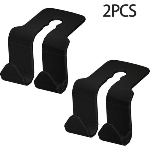 2PCS Car Seat Back Storage Hook Car Accessories Vehicle Headrest Organizer Hanger Storage Hook For Groceries Bag Handbag